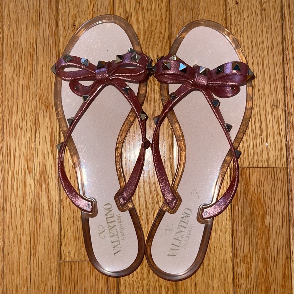 Valentino Pink jelly sandal